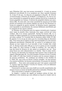 Propriétés de Steinitz sur les Modules Libres