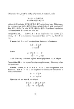 Propriétés de Steinitz sur les Modules Libres