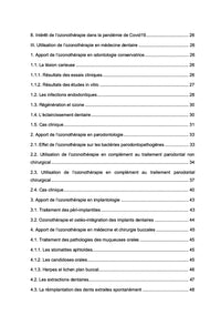 Ozonothérapie et médecine dentaire: mythe ou réalité