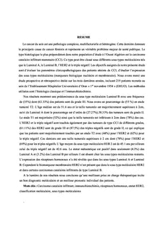Cancer du sein et Evaluation de l'immunomarquage