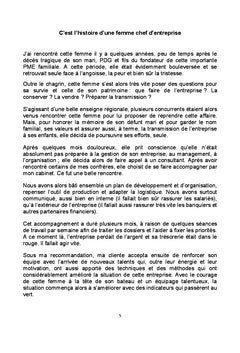 La meilleure façon d'avancer, c'est vous