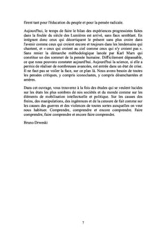 La pensée libre tome 1