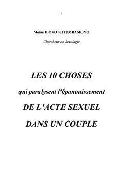 LES 10 CHOSES qui paralysent l'épanouissement DE L'ACTE SEXUEL