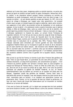 Ma liste des 23 meilleurs footballeurs camerounais de tous les temps