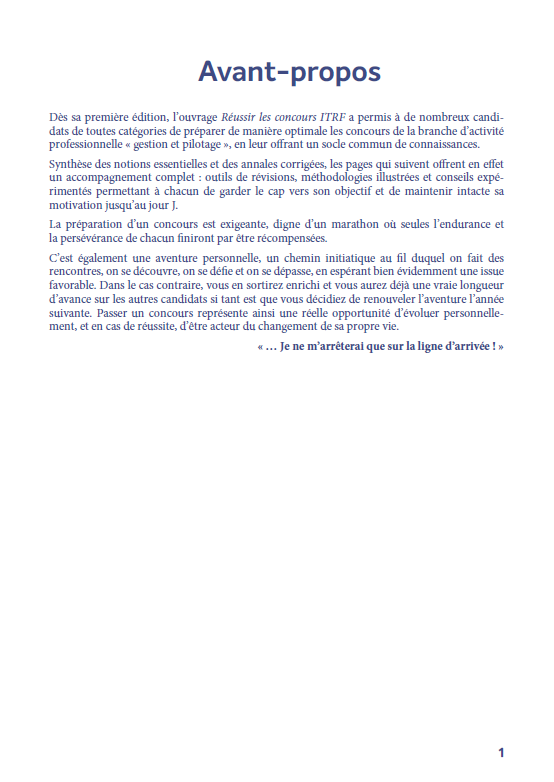 Réussir les concours ITRF 2025-2026