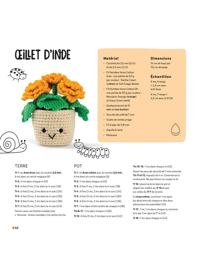 Mon jardin kawaii au crochet - 40 adorables amigurumis faciles à réaliser