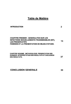 Connaissances, attitudes et pratiques des préservatifs féminins
