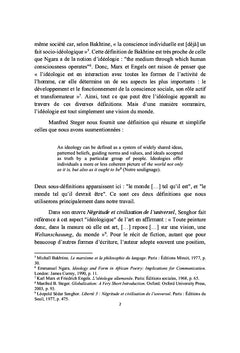 Ideologies et esthetique litteraire en Afrique et aux Caraïbes, Tome 1