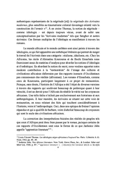 Ideologies et esthetique litteraire en Afrique et aux Caraïbes, Tome 1