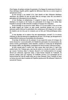 L'entropie dans la Communication Verbale
