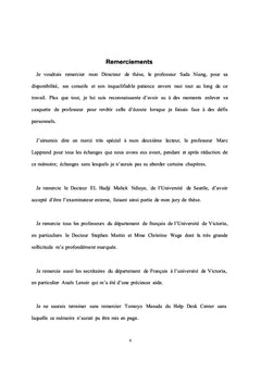 La Negritude dans la litterature afro-caribeenne contemporaine