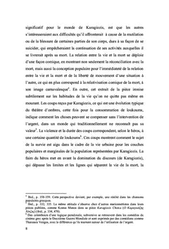 Besoins alimentaires, festivite et communication dans la dramaturgie