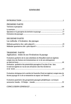 Analyse paysagère comme outil dans l'aménagement du territoire
