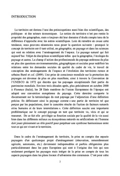 Analyse paysagère comme outil dans l'aménagement du territoire