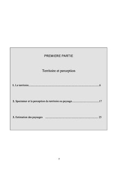 Analyse paysagère comme outil dans l'aménagement du territoire