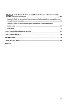 Essai sur l'analyse du fonctionnement de marches publics A Madagascar