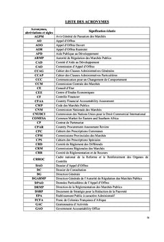 Essai sur l'analyse du fonctionnement de marches publics A Madagascar