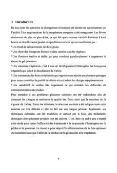 Rechauffement climatique et levee de dormance des arbres fruitiers