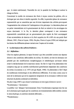 Rechauffement climatique et levee de dormance des arbres fruitiers