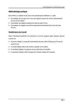 Santé publique et action humanitaire