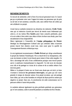 Les Sentiers Numeriques de la Ville d'Arles