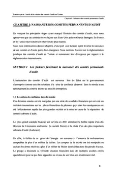 L'institution d'un comité permanent d'audit en Tunisie