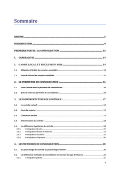 Analyser un groupe de PME n'établissant pas de comptes consolidés