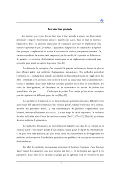 Optimisation de la conception et la commande d'un actionneur electrique