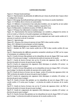 Probleme direct par reseaux de neurones en scatterometrie