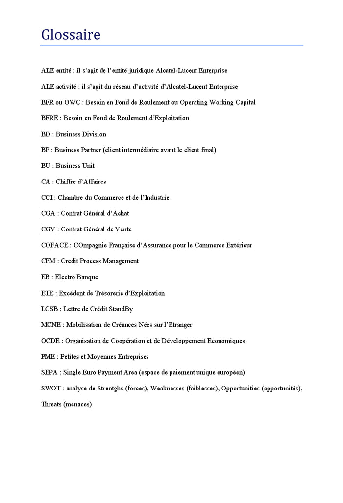 La sécurisation et le financement des paiements à l'international
