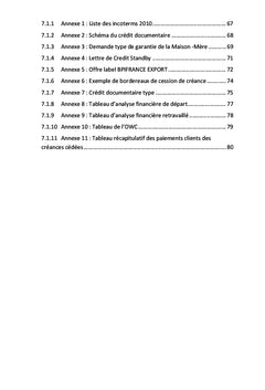 La sécurisation et le financement des paiements à l'international