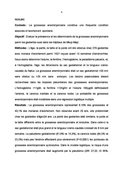 Grossesse anembryonnaire A Mbujimayi