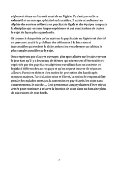 Guide de psychiatrie légale en Algérie