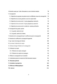 Etude des hemoglobinopathies en Tunisie