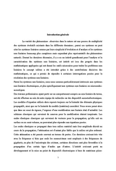 Solitons dans la modélisation des dispositifs piézoélectriques