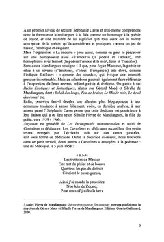 Le Surrealisme a travers Joyce Mansour Tome 2