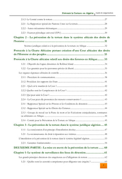 Prévenir la Torture en Algérie