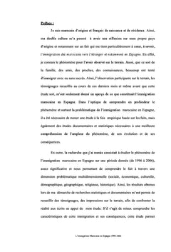 L'immigration marocaine en espagne,une immigration d'abord economique