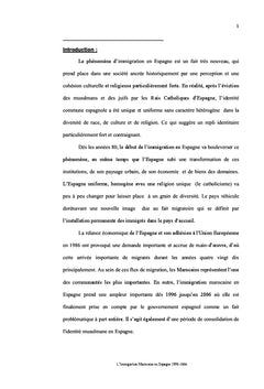L'immigration marocaine en espagne,une immigration d'abord economique
