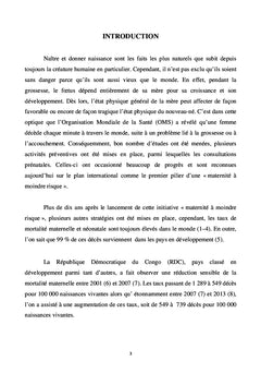 Etude du coût des consultations prénatales à Lubumbashi
