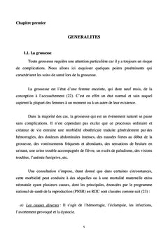 Etude du coût des consultations prénatales à Lubumbashi