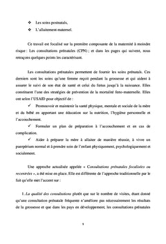 Etude du coût des consultations prénatales à Lubumbashi