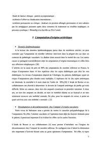 Protocole de readaptation post-operatoire du patient ampute vasculaire