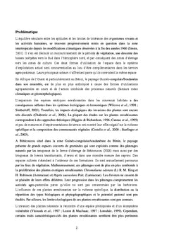 Invasion de Chromolaena odorata et Hyptis suaveolens au Bénin