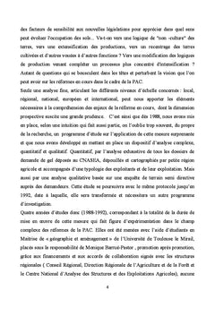 Le Retrait des Terres Arables ( Gel ARTA) dans la réforme de la PAC