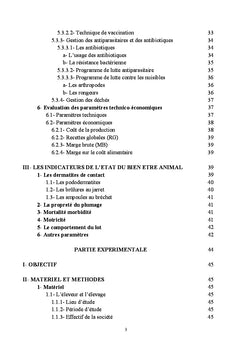 Evaluation du bien-être des poulets de chair : étude de cas