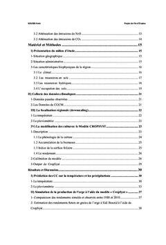 Prediction de la production de l'orge en Tunisie