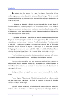 Calcul de facteur d'intensite de contraintes