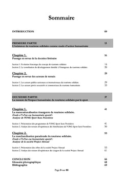 La commercialisation du tourisme solidaire