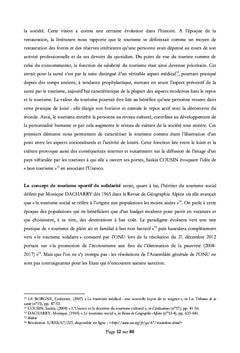 La commercialisation du tourisme solidaire